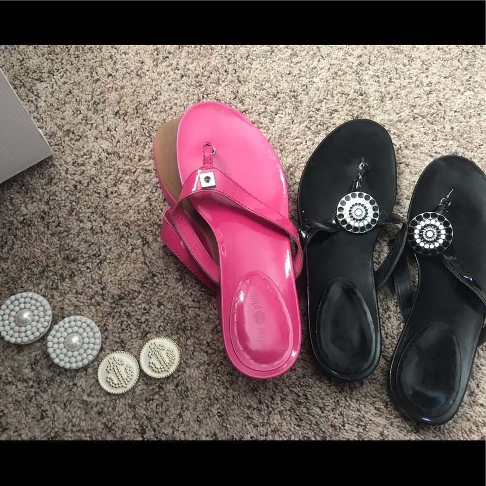 Lindsay Phillips flip flops